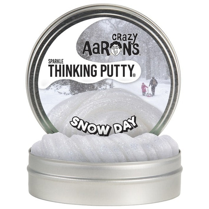 Crazy Aarons Sparkle Thinking Putty Snow Day - Crazy Aarons - Toys101