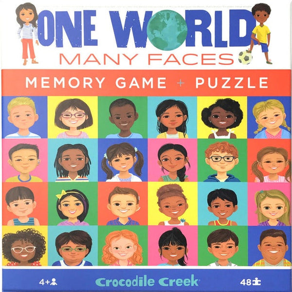 Croc Creek Memory Game & Puzzle One World Many Faces