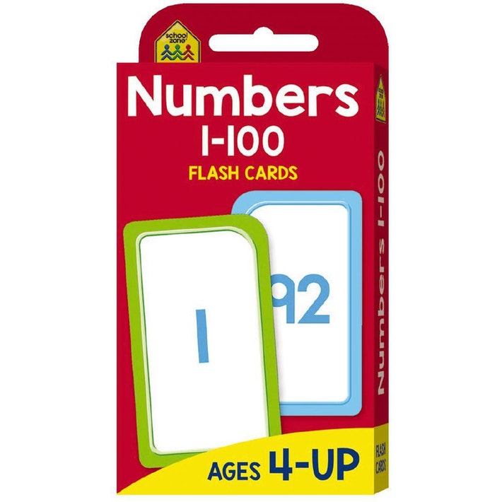 School Zone Flash Cards- Number 1-100 - School Zone - Toys101