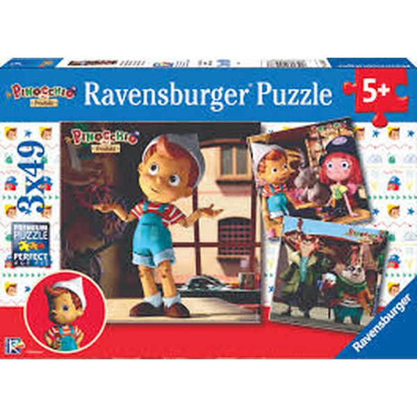 Ravensburger Pinocchio & Friends 3x49  pc Puzzle