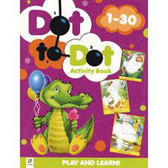 Dot To Dot Activity Book 1-30 - Hinkler - Toys101