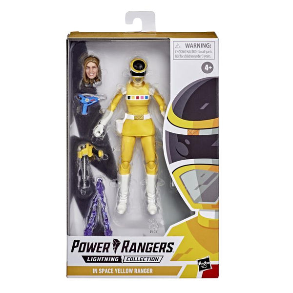 Power Rangers Lightning Collection 6 INCH Figure In Space Yellow Ranger