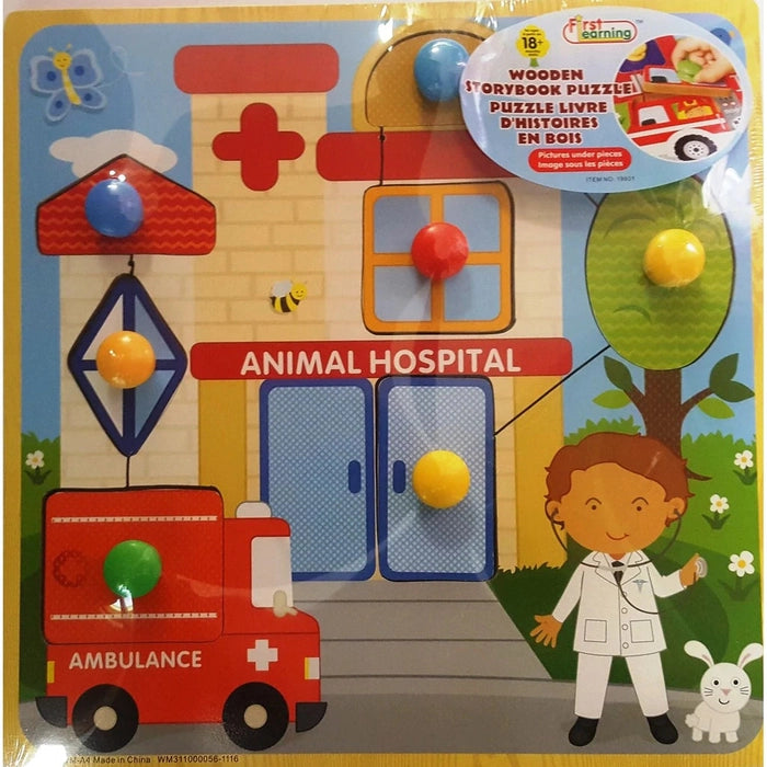 First Learning Wooden Storybook Puzzle Assorted