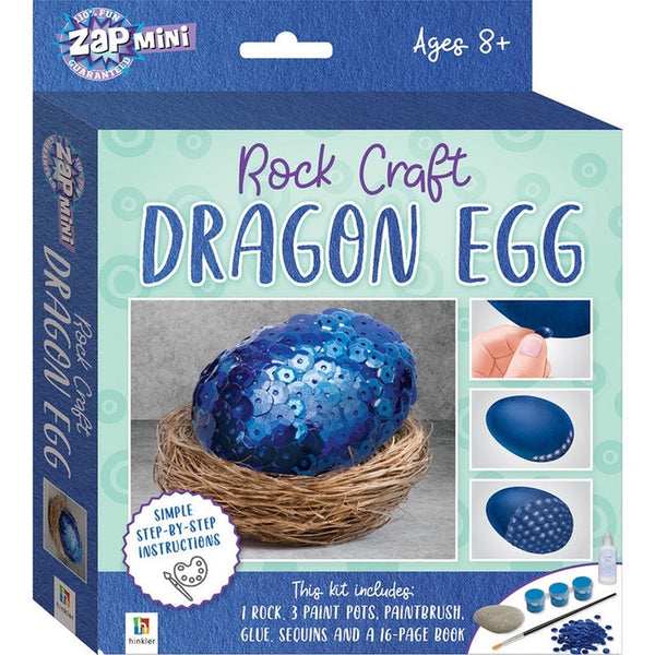 Mini Zapp Rock Craft Dragon Egg - Hinkler - Toys101