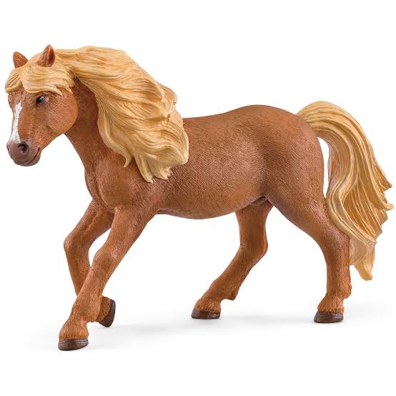 Schleich Iceland Pony Stallion (Grey Dot)