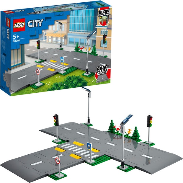 LEGO City 60304 Road Plates - Lego City - Toys101