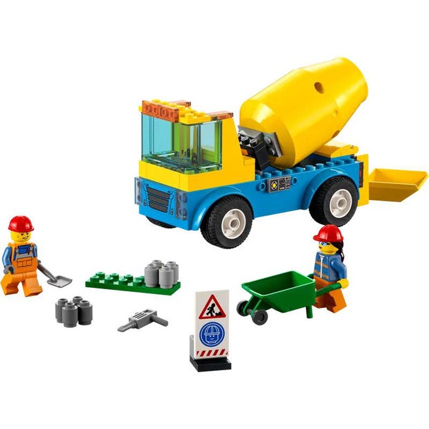 LEGO City 60325 Cement Mixer Truck