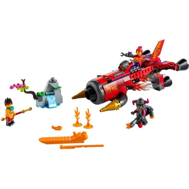 LEGO Monkie Kid 80019 Red Son's Inferno Jet - Toys101
