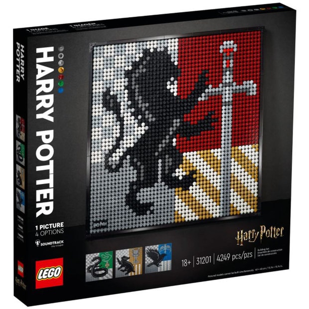 LEGO ART 31201 Harry Potter Hogwarts Crests - Lego Art - Toys101