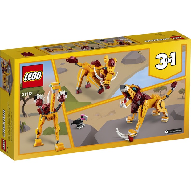 LEGO Creator 31112 Wild Lion - Lego Creator 3in1 - Toys101
