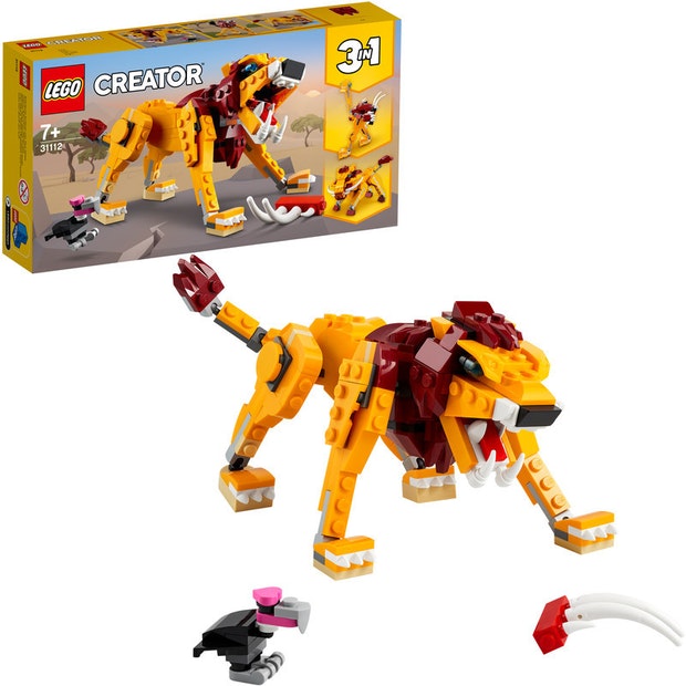 LEGO Creator 31112 Wild Lion - Lego Creator 3in1 - Toys101