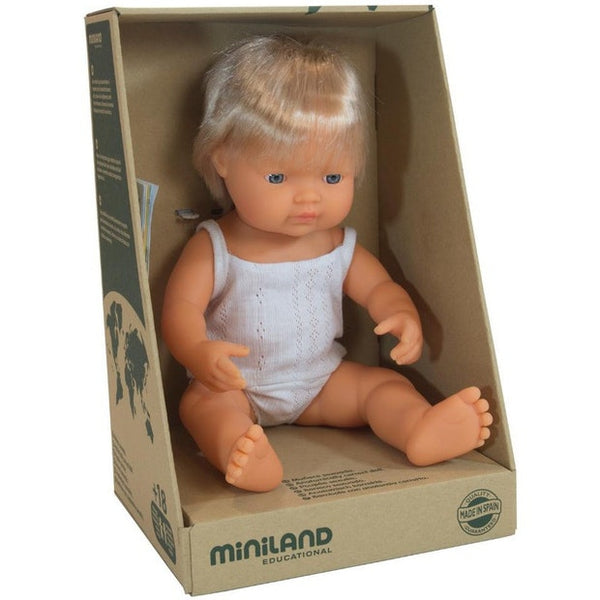 Miniland Anatomically Correct 38Cm Caucasian Boy Doll - Miniland - Toys101