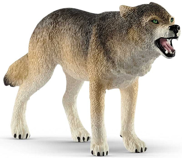 Schleich Wolf (Yellow Dot)