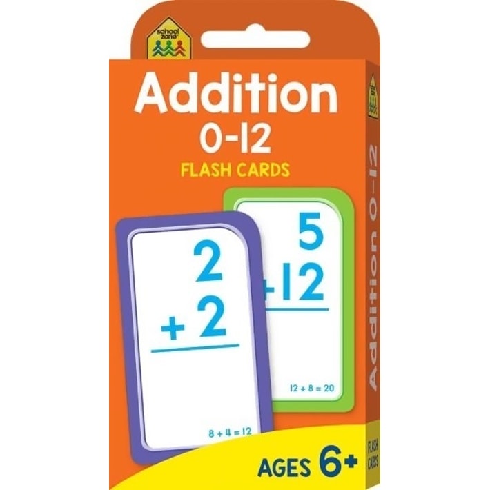 School Zone Flash Cards, Addition - School Zone - Toys101