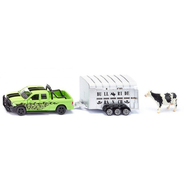 Siku 1:50 Dodge Ram 1500 Ute W Livestock - Siku - Toys101