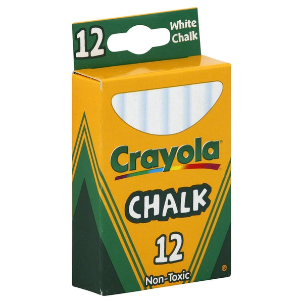 Crayola 12 Sticks White Chalk - Crayola - Toys101