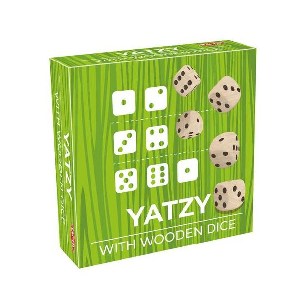 Tactic Yatzy With Wooden Dice