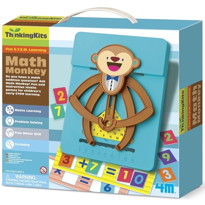4M Math Monkey Thinking Kit - 4M - Toys101