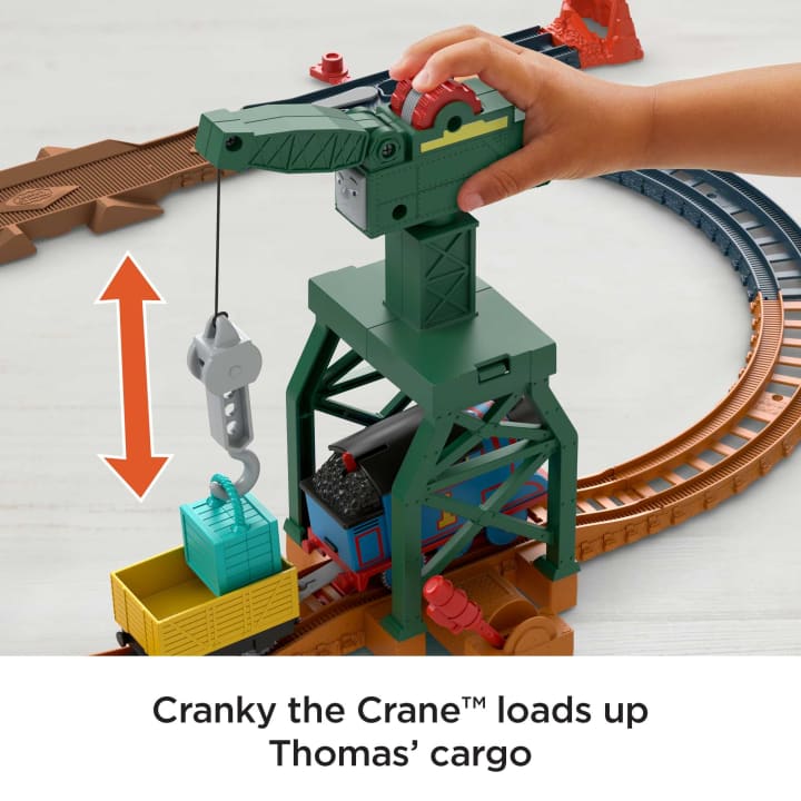 Fisher Price Thomas & Friends Cranky The Crane Cargo Drop